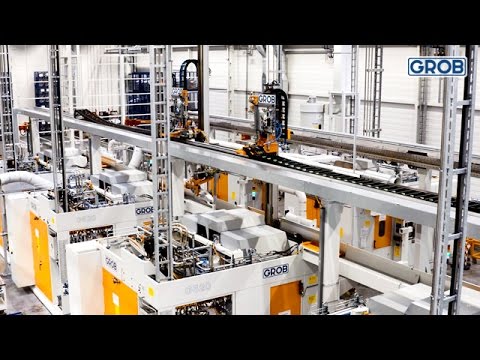 Opciones de automatización GROB para el mecanizado