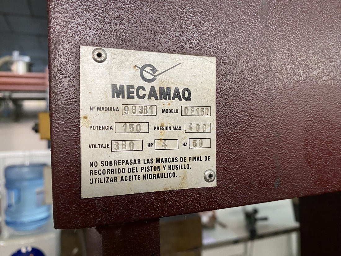 PRENSA HIDRAULICA MECAMAQ DE 150