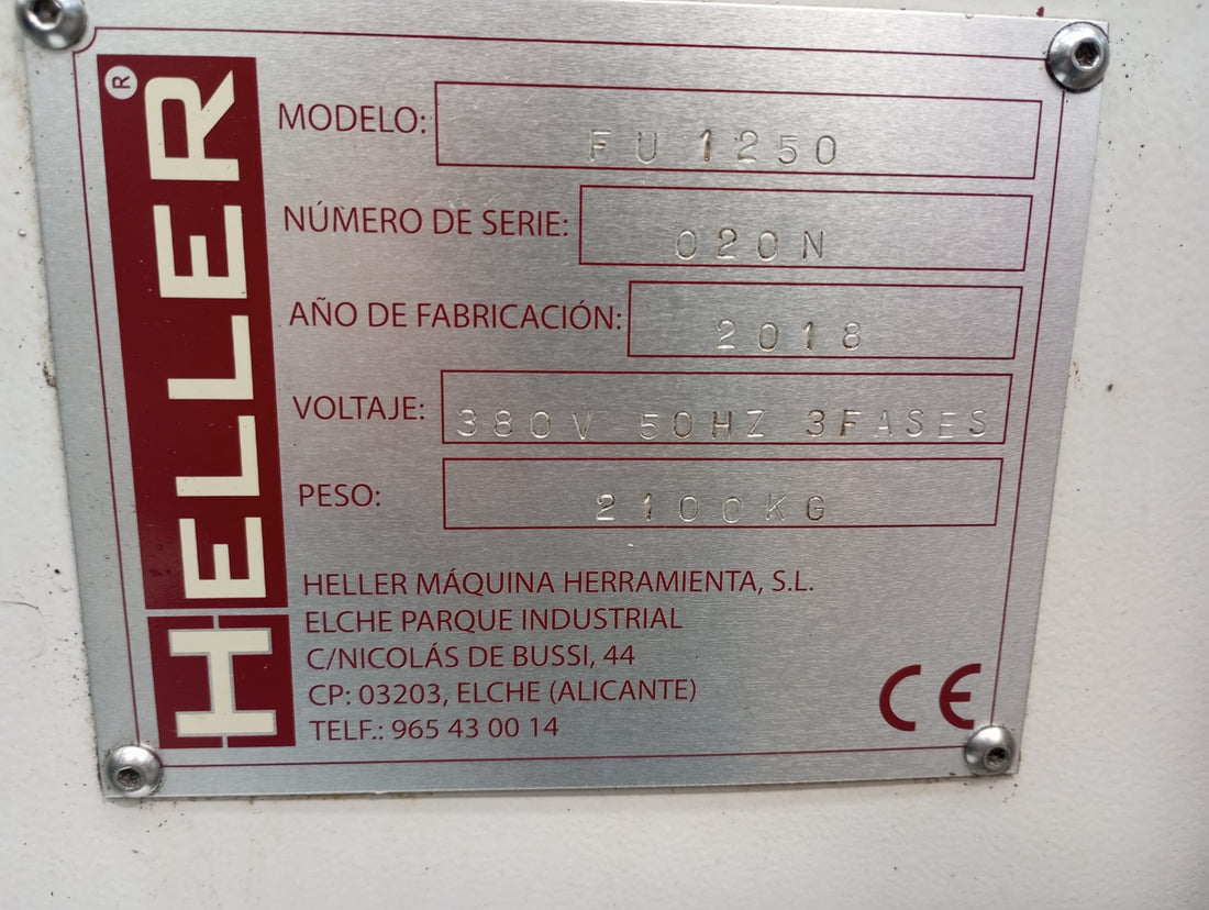 FRESADORA UNIVERSAL HELLER FU1250