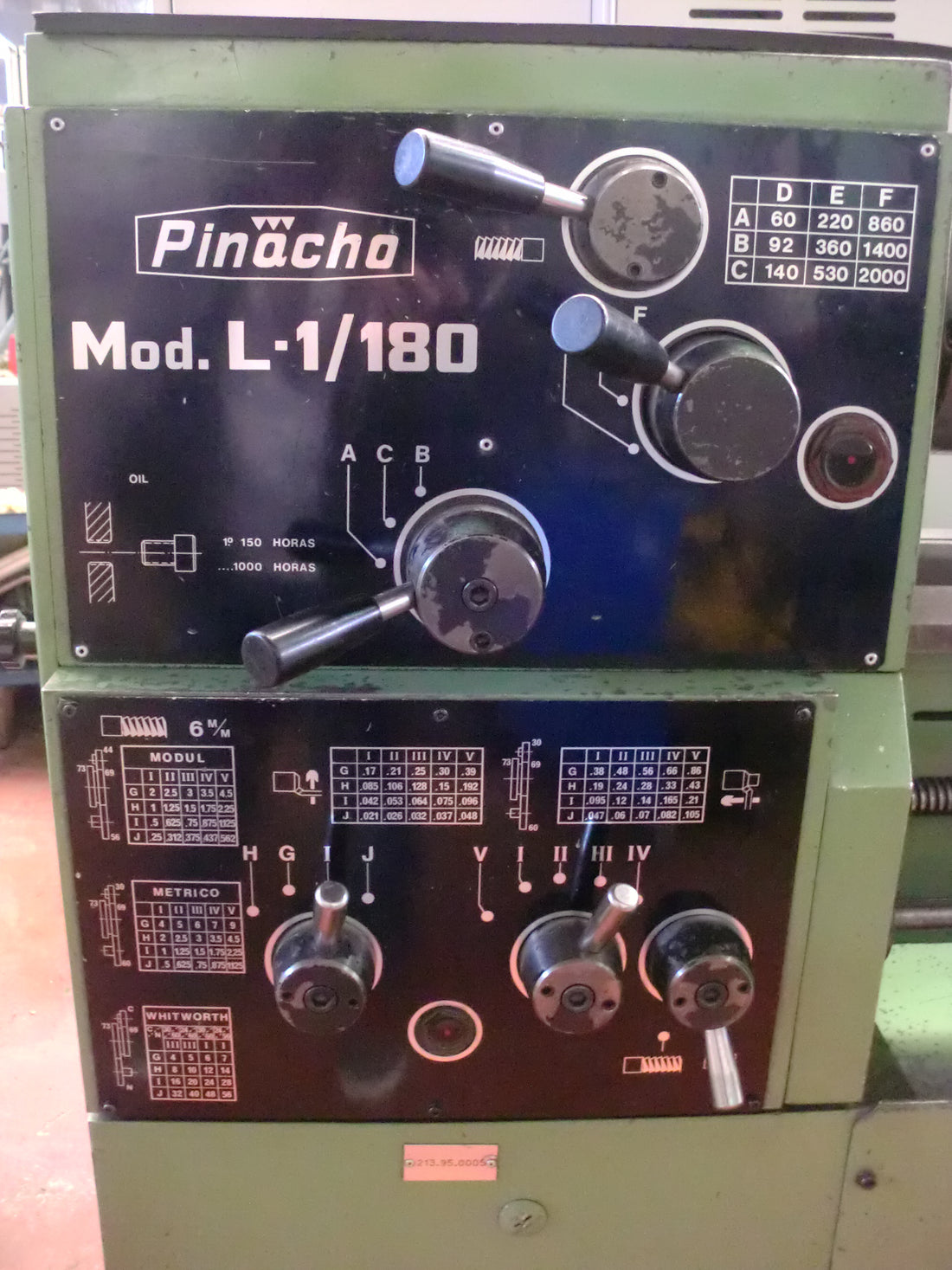 TORNO PINACHO L1 180x1000