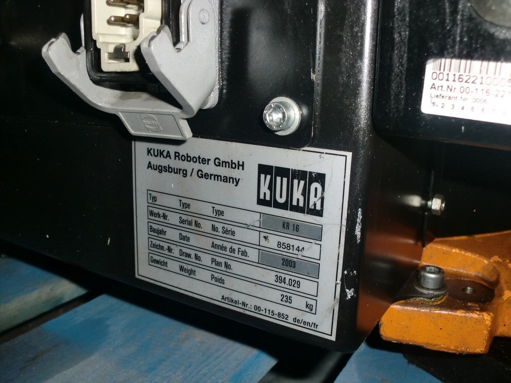 (EN USO IBI FIBRA) ROBOT KUKA KR16