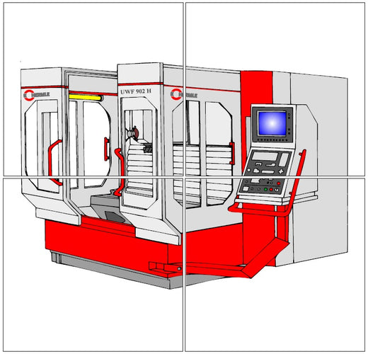 Centre d'usinage Hermle UWF 902H