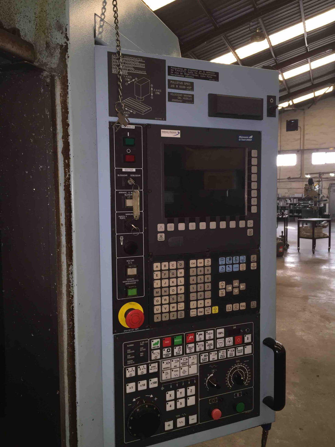 CENTRO MECANIZADO VERTICAL MATSUURA VMAX 800