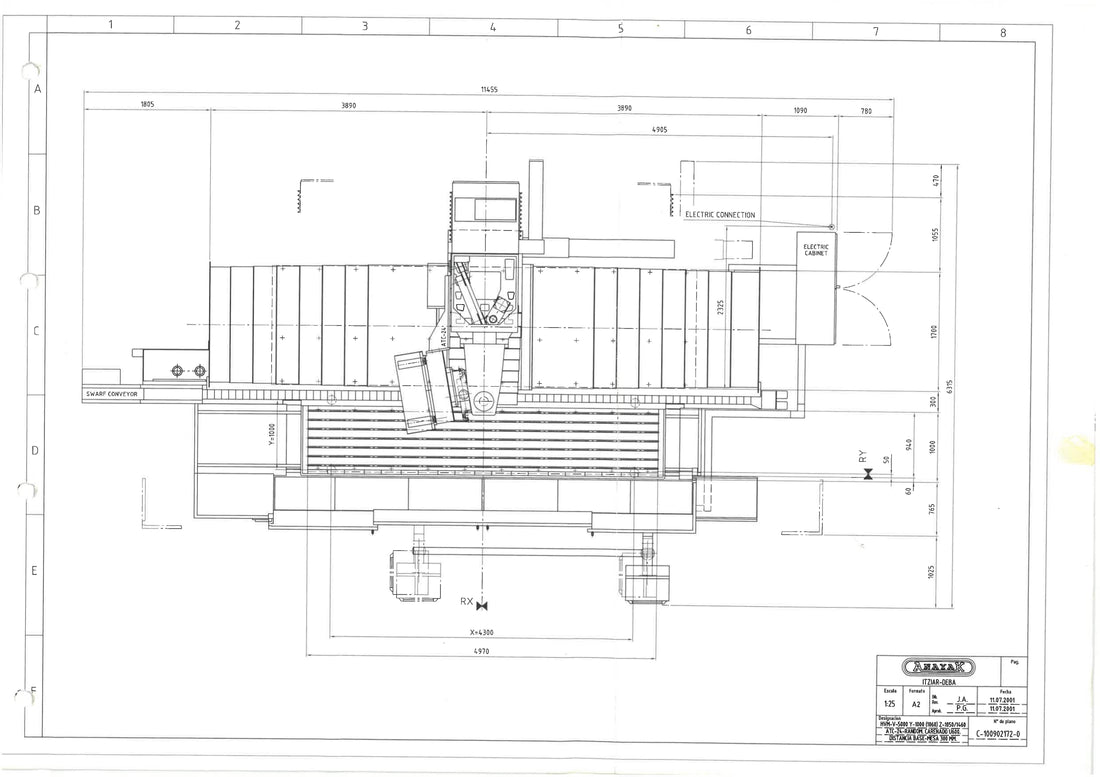 CENTRO MECANIZADO ANAYAK MOD:HVM-V-5000 NºM-20011012