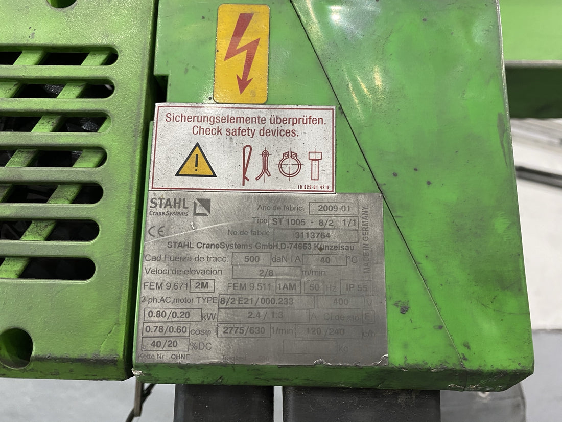 POLIPASTO APEL 1000 KG. (STAHL ST 1005)