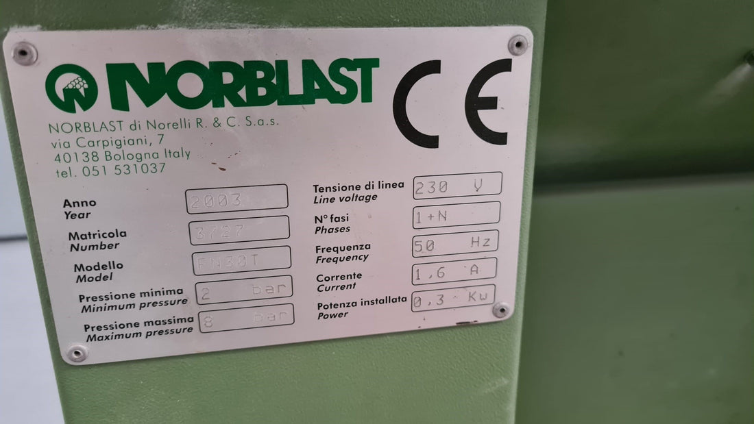 CHORREADORA DE ARENA NORBLAST FN30T