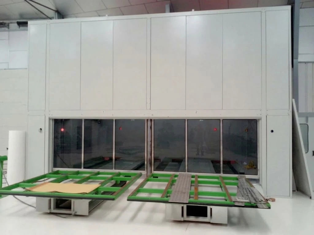 Fresadora de 5 ejes Belotti FLA5526TS con doble mesa pendular