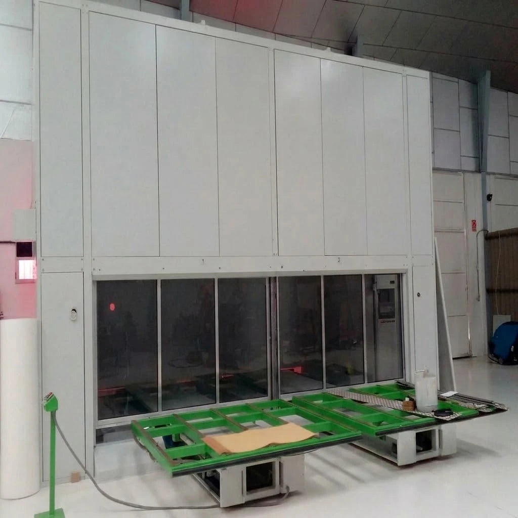 Fresadora de 5 ejes Belotti FLA5526TS con doble mesa pendular