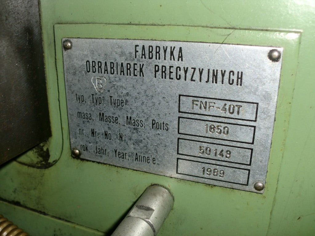 FRESADORA UNIVERSAL AVIA FNF 40P