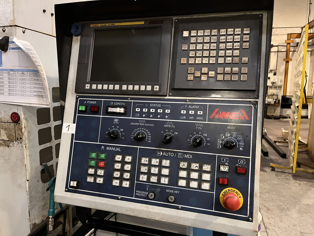  CONTROL FANUC FRESADORA AWEA VP2012