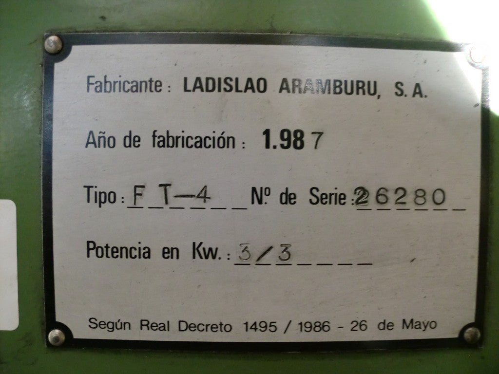 FRESADORA LAGUN FTV-4