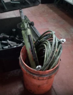 Hydraulische Handpumpe mit Schlauch