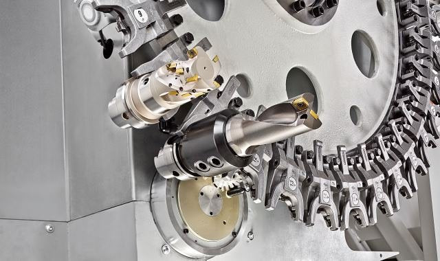 Cambiador de herramientas de disco Grob G350T