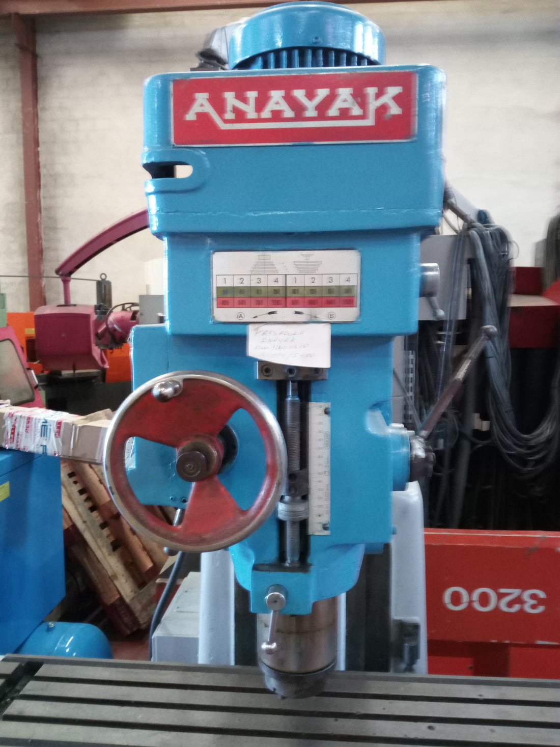 FRESADORA DE TORRETA ANAYAK
