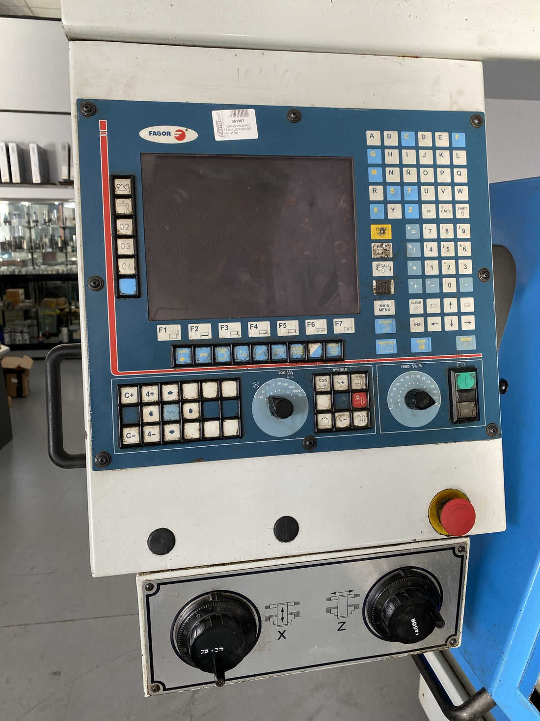 TORNO CNC PINACHO MUSTANG 310 x 1500