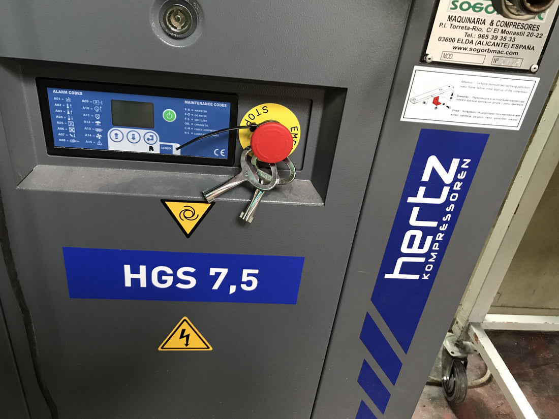COMPRESOR CON SECADOR HERTZ HGS 7.5