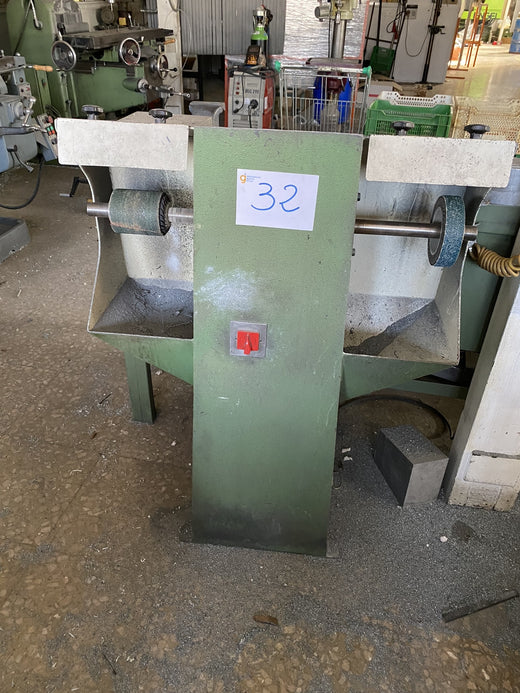 Selbstgebaute Doppelschleifmaschine