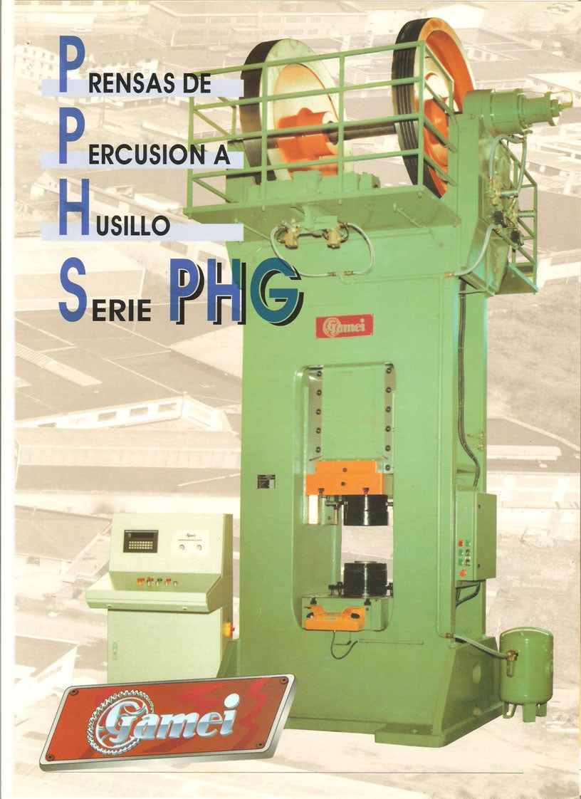 PRENSA DE ESTAMPACION GAMEI TIPO PHG 300/400