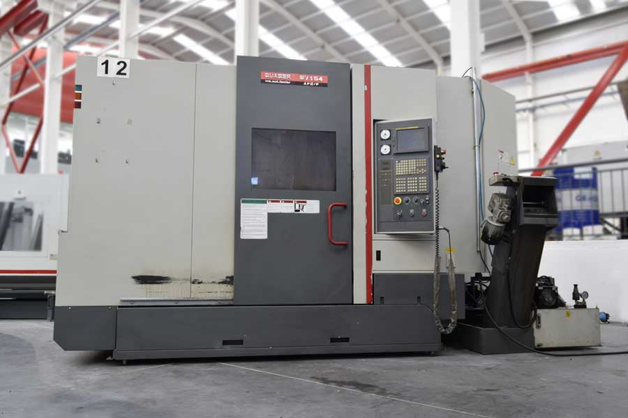 CENTRO MECANIZADO VERTICAL CAMBIO PALLET QUASER MV154APC-P12