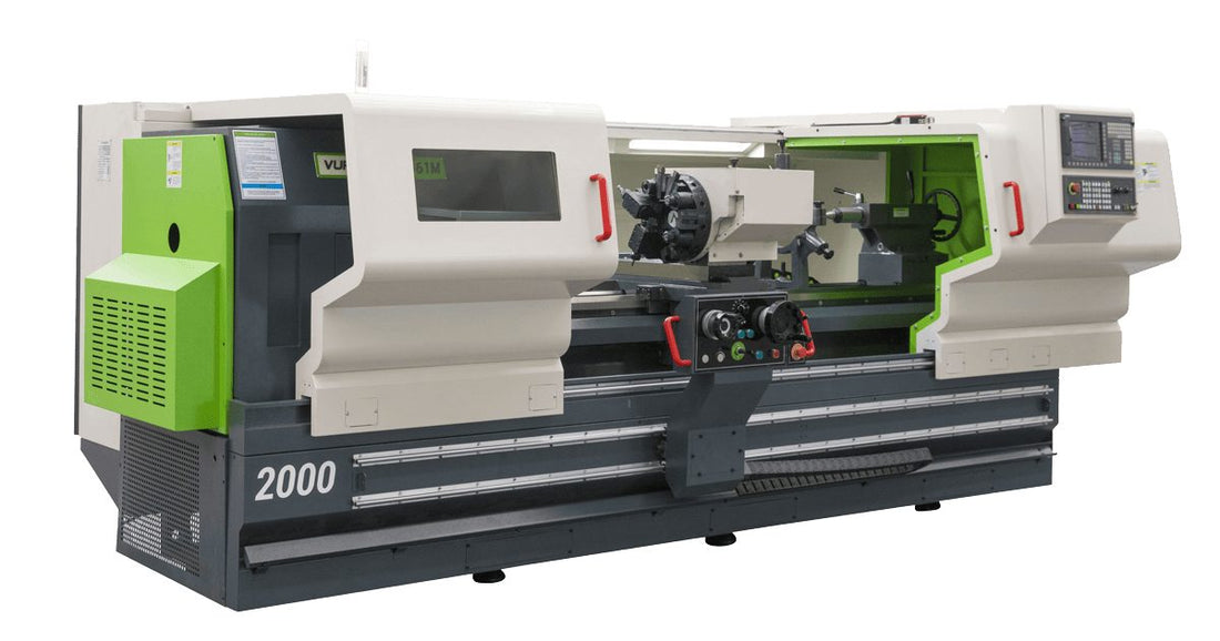 Torno paralelo con herramienta motorizada Vurcon PL-61M × 1000