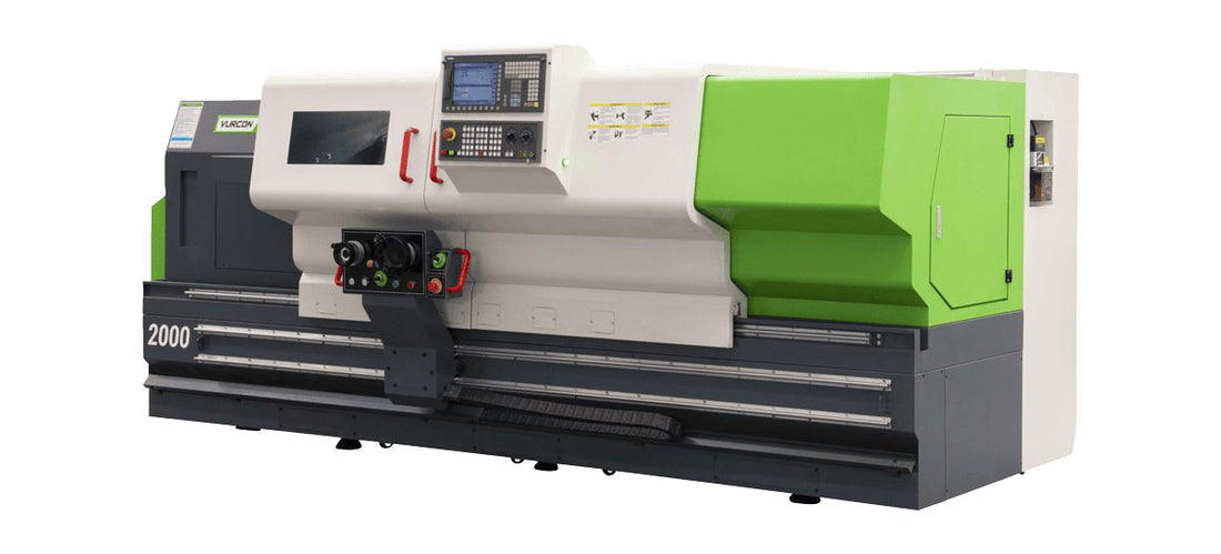 Torno paralelo con herramienta motorizada Vurcon PL-61M × 2000