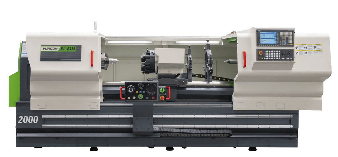 Torno paralelo con herramienta motorizada Vurcon PL-61M × 1500
