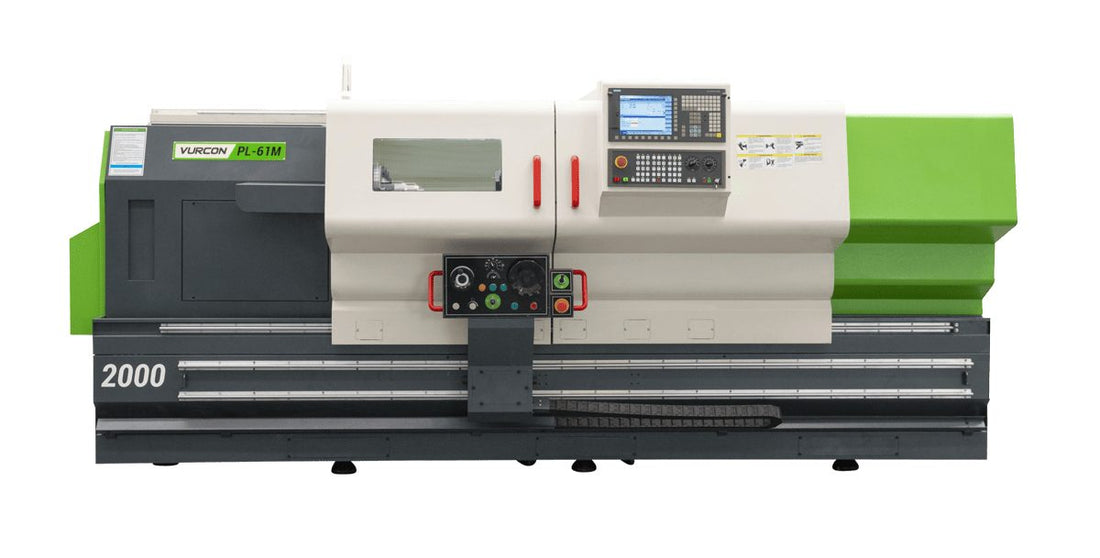 Torno paralelo con herramienta motorizada Vurcon PL-61M × 1500