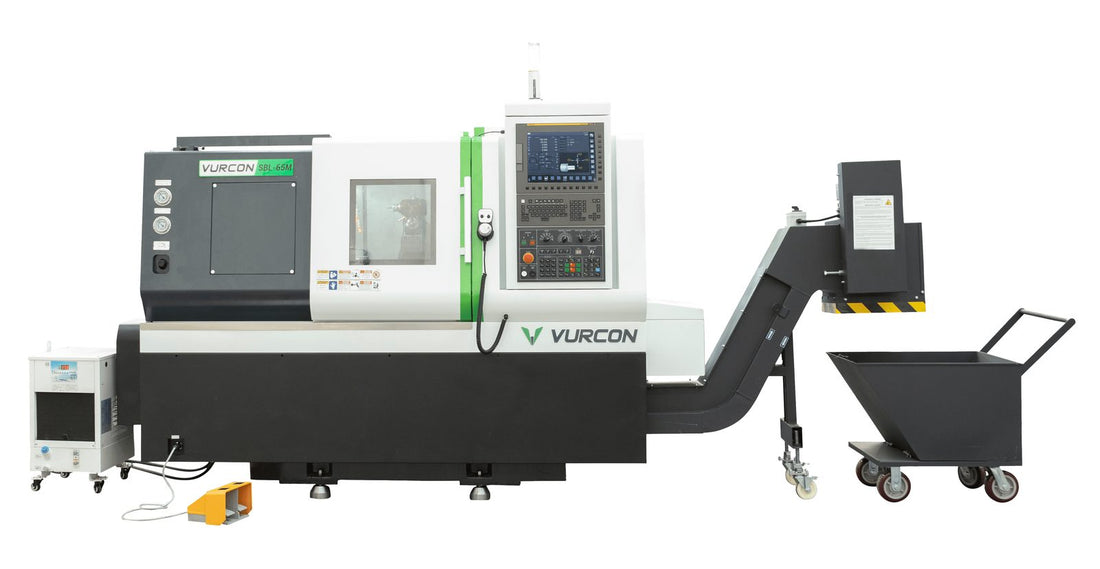 Torno CNC de bancada inclinada Vurcon SBL65M
