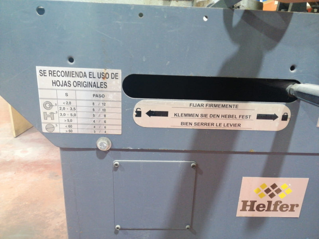 Sierra de cinta HELFER CSO - 260